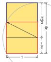 The construction of a golden rectangle