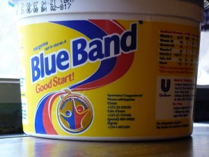 Blue Band Margarine - probably the worst stuff in the world, yet they put it in and on EVERYTHING