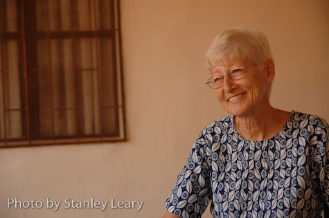 Elsie McCall at the Baptist Mission in Ouagadougou, Burkina Faso